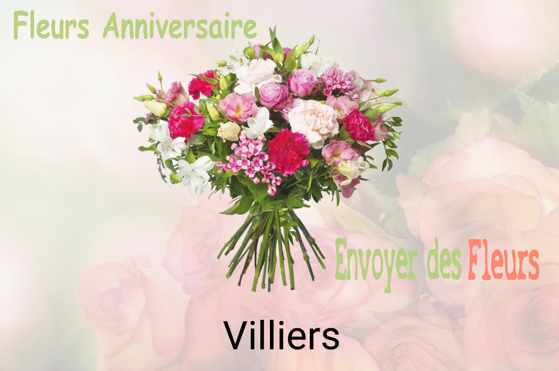 Bouquet de fleurs d’anniversaire livré à Villiers