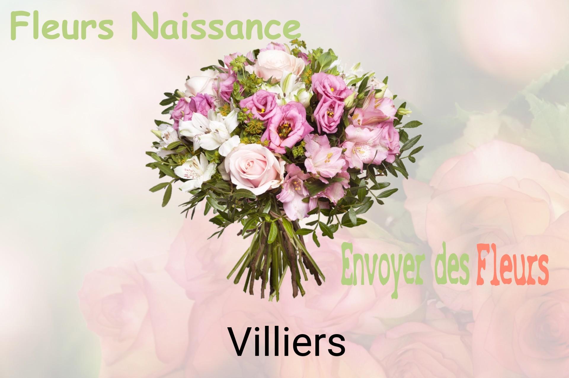 Bouquet de fleurs de naissance livré à Villiers